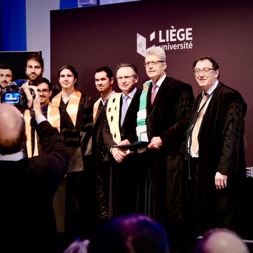 Nicolas Moës reçoit le titre de Docteur Honoris Causa de l'université de Liège