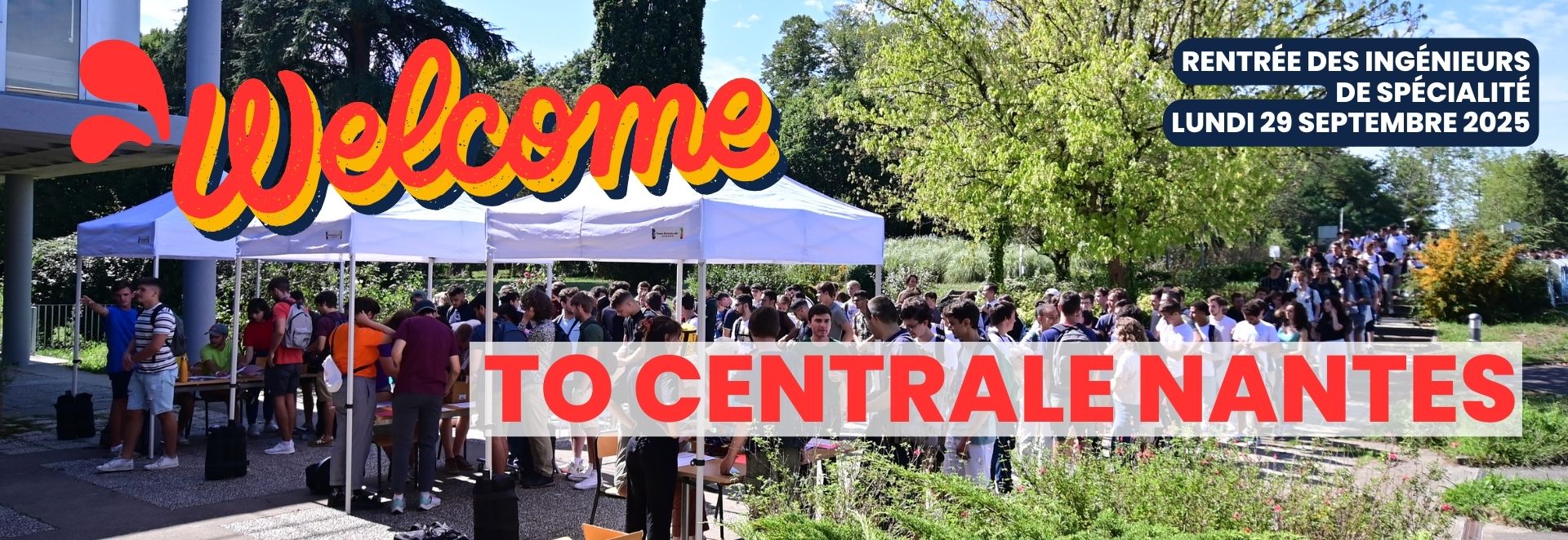 Rentrée des ingénieurs de spécialité lundi 29 septembre