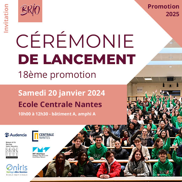 Cérémonie de lancement 18e promotion Brio