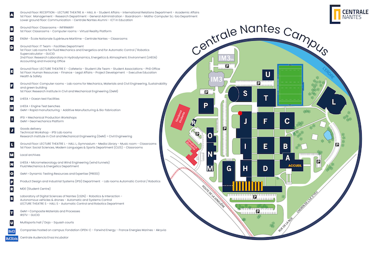 Campus Map - English version