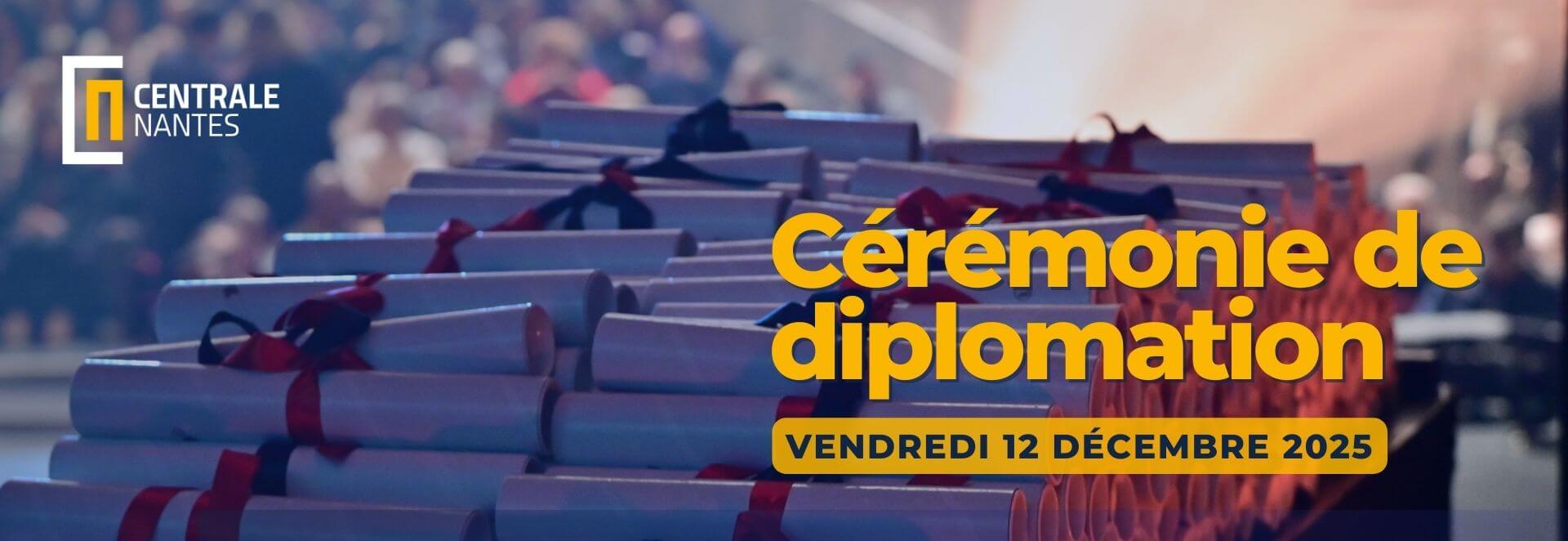 Cérémonie de diplomation : vendredi 12 décembre 2025