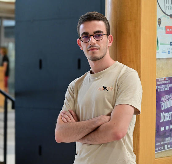 Paul, élève-ingénieur apprenti à Centrale Nantes