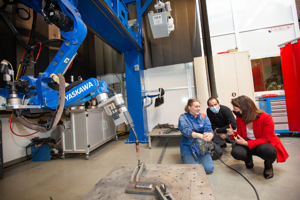 Visite de la plateforme de fabrication additive