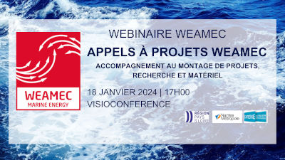 Webinaire Weamec n°29 : appels à projets Weamec