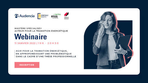 Webinaire : Agir pour la Transition Energétique via une thèse