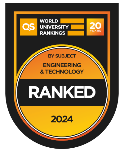 2024 WUR Subject Engineering and Technology badge Ranked